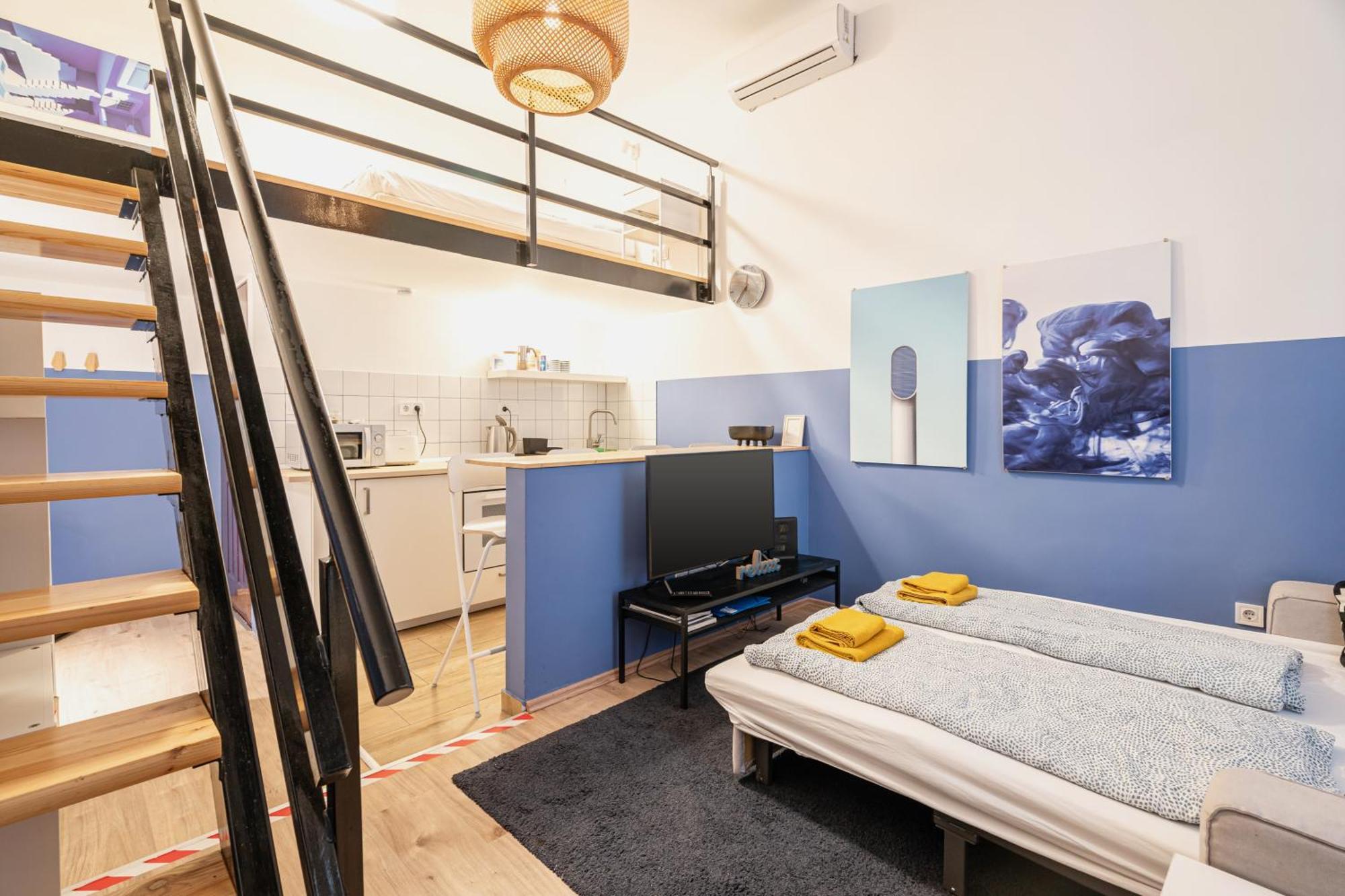 Cosy Studio In Central Party District W41 Blue Budapest Extérieur photo